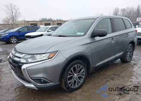 2017 Mitsubishi Outlander Es z USA, uszkodzony, nr VIN JA4AZ2A33HZ050620
